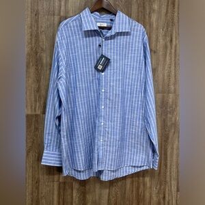 NEW Stantt Essentials Button Down Striped Shirt